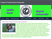 Tablet Screenshot of jessicajamesstudentambassador.weebly.com