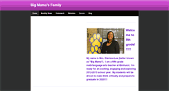 Desktop Screenshot of bigmamasfamily.weebly.com