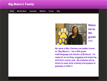 Tablet Screenshot of bigmamasfamily.weebly.com