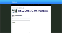 Desktop Screenshot of alitadada.weebly.com