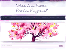 Tablet Screenshot of mizzannarexxis.weebly.com