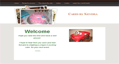 Desktop Screenshot of cakesbykendra.weebly.com