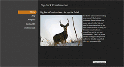 Desktop Screenshot of bigbuckconstruction.weebly.com