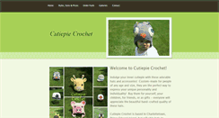 Desktop Screenshot of cutiepiecrochet.weebly.com