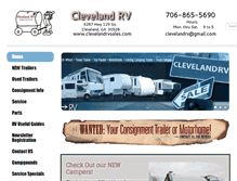 Tablet Screenshot of clevelandrv.weebly.com