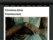 Tablet Screenshot of christina-zone.weebly.com