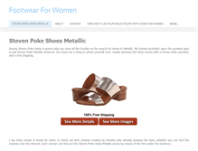 Tablet Screenshot of footwearforwomenyu.weebly.com
