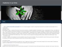 Tablet Screenshot of medicineinourtime.weebly.com