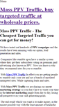 Mobile Screenshot of mass-ppv-traffic.weebly.com
