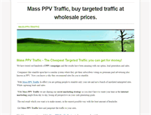 Tablet Screenshot of mass-ppv-traffic.weebly.com