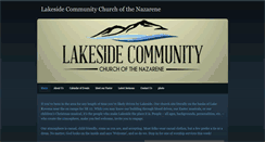 Desktop Screenshot of lakesidecchurch.weebly.com