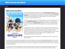 Tablet Screenshot of grown-ups-movie.weebly.com