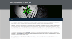 Desktop Screenshot of bestacneremedy.weebly.com