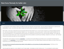 Tablet Screenshot of bestacneremedy.weebly.com