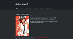 Desktop Screenshot of animescape.weebly.com