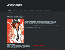 Tablet Screenshot of animescape.weebly.com