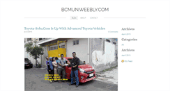 Desktop Screenshot of bcmun.weebly.com