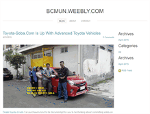 Tablet Screenshot of bcmun.weebly.com