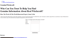 Desktop Screenshot of genuinewitchcraft.weebly.com