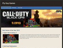 Tablet Screenshot of flyguygames.weebly.com