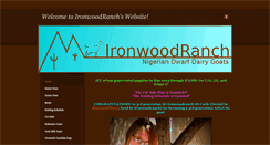 Desktop Screenshot of ironwoodranch.weebly.com