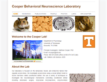 Tablet Screenshot of cooperlab.weebly.com
