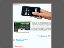 Tablet Screenshot of ipodtouchtraining.weebly.com
