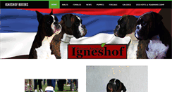 Desktop Screenshot of igneshof.weebly.com