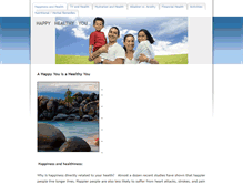 Tablet Screenshot of happyhealthyyou.weebly.com