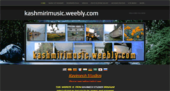 Desktop Screenshot of kashmirimusic.weebly.com