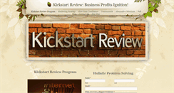 Desktop Screenshot of kickstartreview.weebly.com