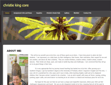 Tablet Screenshot of christiekingcore.weebly.com