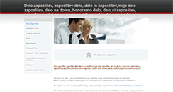 Desktop Screenshot of delo-zaposlitev.weebly.com