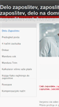 Mobile Screenshot of delo-zaposlitev.weebly.com