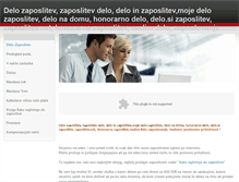 Tablet Screenshot of delo-zaposlitev.weebly.com