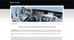 Desktop Screenshot of najemkombija.weebly.com