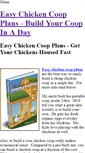 Mobile Screenshot of easychickencoopplans.weebly.com