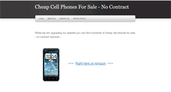 Desktop Screenshot of cheapcellphonesnocontract.weebly.com