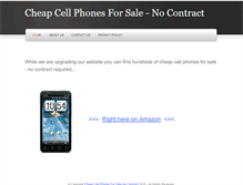 Tablet Screenshot of cheapcellphonesnocontract.weebly.com