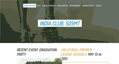 Desktop Screenshot of indiaclub.weebly.com