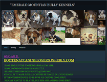 Tablet Screenshot of kootenaycaninelovers.weebly.com