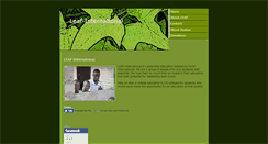 Desktop Screenshot of leaf-international.weebly.com