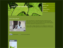 Tablet Screenshot of leaf-international.weebly.com