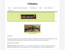 Tablet Screenshot of citibabes.weebly.com