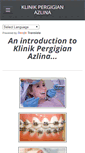 Mobile Screenshot of klinikpergigianazlina.weebly.com