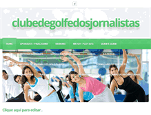 Tablet Screenshot of clubedegolfedosjornalistas.weebly.com