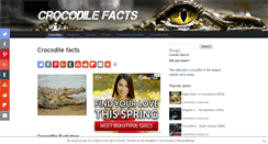 Desktop Screenshot of crocodilefacts.weebly.com