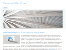 Tablet Screenshot of carboniteoffer-code.weebly.com