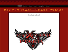Tablet Screenshot of maximumpower.weebly.com