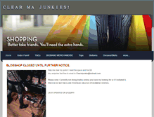 Tablet Screenshot of clearinjunkie.weebly.com
